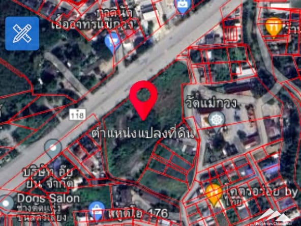 Land-For-Sale-Highway-118-San-Sai-Doi Saket-NAT-SAN001