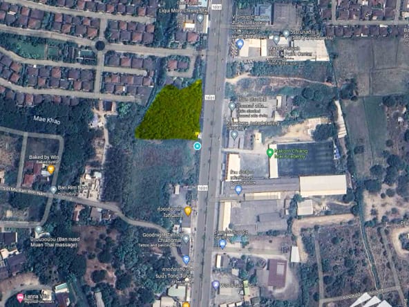 Land For Lease On Hwy-1001 In San Sai Chiang Mai - PC-SAN003-1