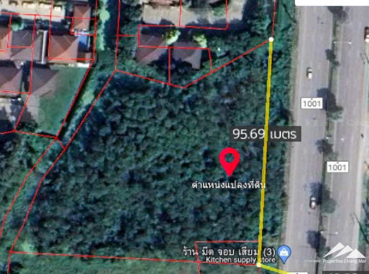 Land For Lease On Hwy-1001 In San Sai Chiang Mai - PC-SAN003-1