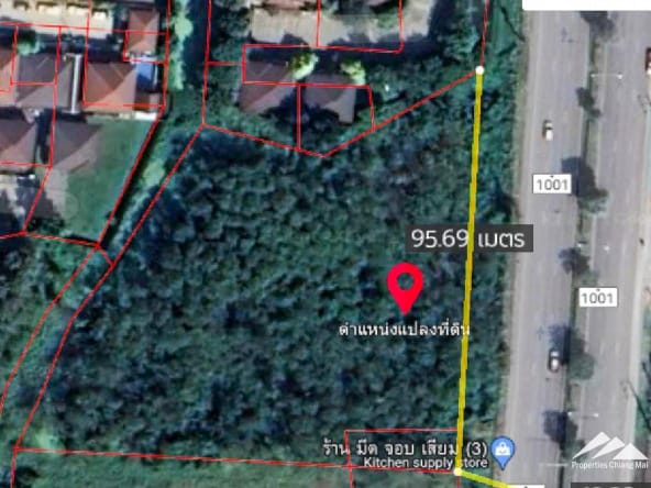 Land For Lease On Hwy-1001 In San Sai Chiang Mai - PC-SAN003-A