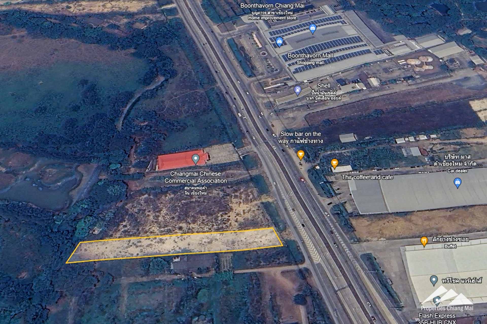 Land For Sale on Super Hwy 11 In Saraphi, Chiang