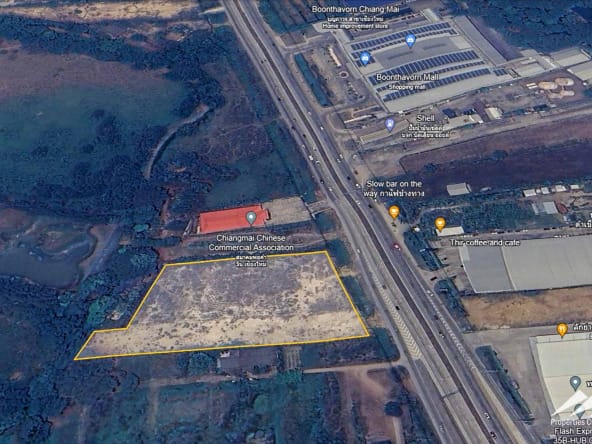 Land For Sale On The Super Hwy 11 In Saraphi, Chiang-Mai - PC-SP001-9