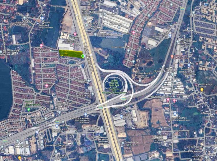 Land For Sale On The Superhighway (Hwy 11) Ta Sala Chiang Mai - TACS-10974023