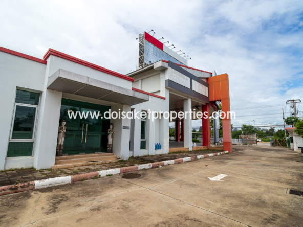 Saraphi-DSP-(CMS020-03) Large ~4 Rai Commercial Property with Direct Frontage on Route 11 Superhighway