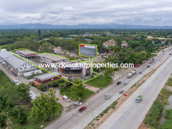 Saraphi-DSP-(CMS020-03) Large ~4 Rai Commercial Property with Direct Frontage on Route 11 Superhighway