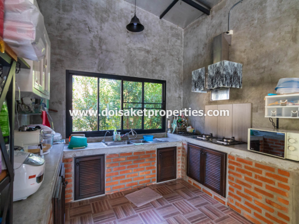 Doi Saket-DSP-(HS365-06) Beautifully-Designed 4-Bedroom Modern Home with 2-Bedroom Guest House for Sale in Luang Nuea