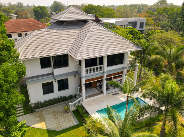 Doi Saket-DSP-(HS366-06) 4-Bedroom Riverside Pool Villa with Royal Provenance for Sale in Doi Saket