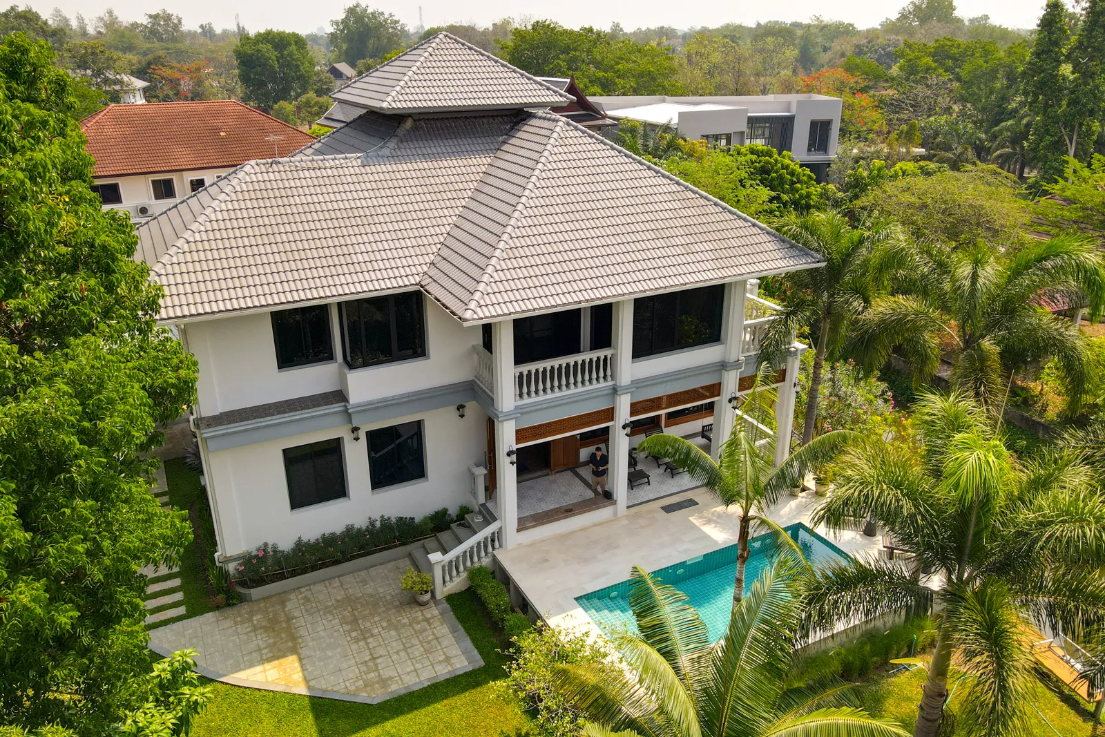 Doi Saket-DSP-(HS366-06) 4-Bedroom Riverside Pool Villa with Royal Provenance for Sale in Doi Saket