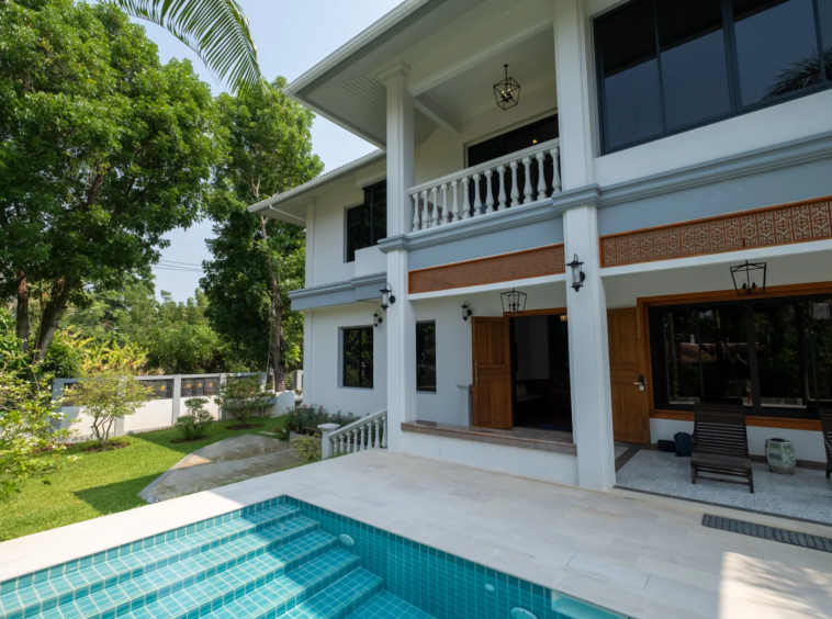 Doi Saket-DSP-(HS366-06) 4-Bedroom Riverside Pool Villa with Royal Provenance for Sale in Doi Saket