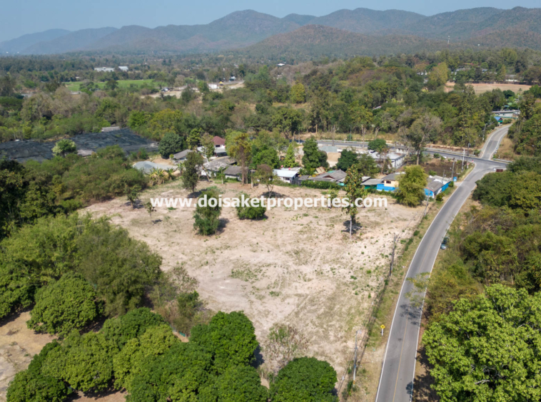 Doi Saket-DSP-(LS393-06) ~6 Rai Plot of Land for Sale Near the 118 Highway in Choeng Doi