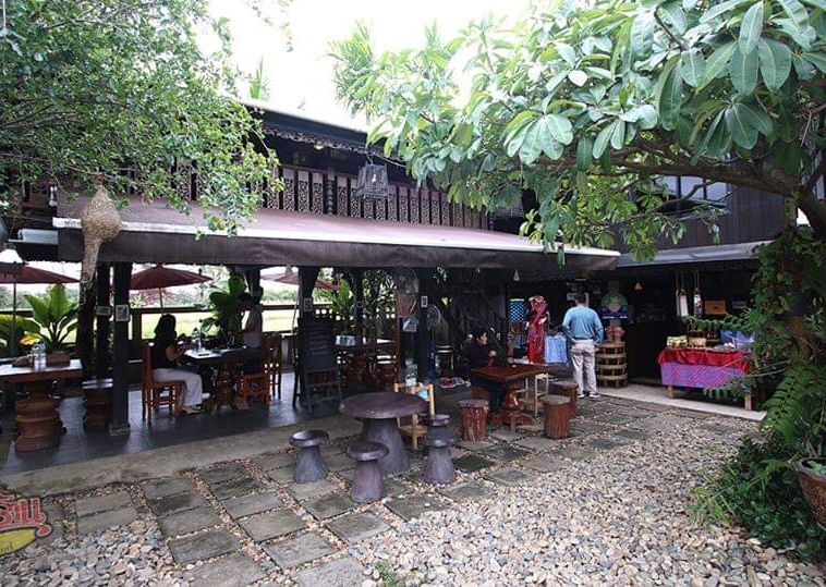 Lanna style resort complex with a resident and restaurant for sale in Chiang Mai town-SHG-CM09