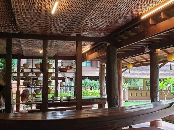 Lanna style resort complex with a resident and restaurant for sale in Chiang Mai town-SHG-CM09