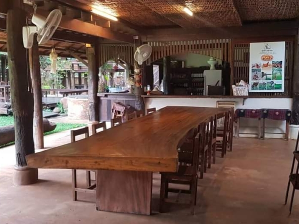 Lanna style resort complex with a resident and restaurant for sale in Chiang Mai town-SHG-CM09