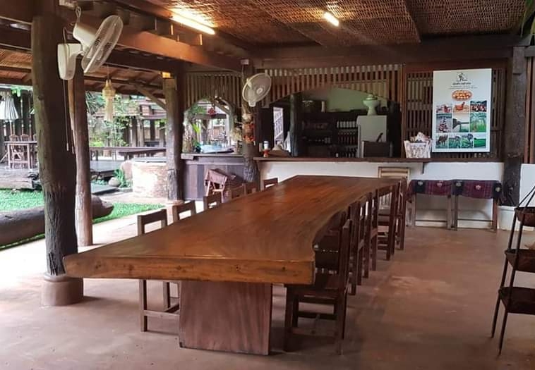 Lanna style resort complex with a resident and restaurant for sale in Chiang Mai town-SHG-CM09