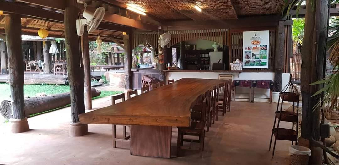 Lanna style resort complex with a resident and restaurant for sale in Chiang Mai town-SHG-CM09