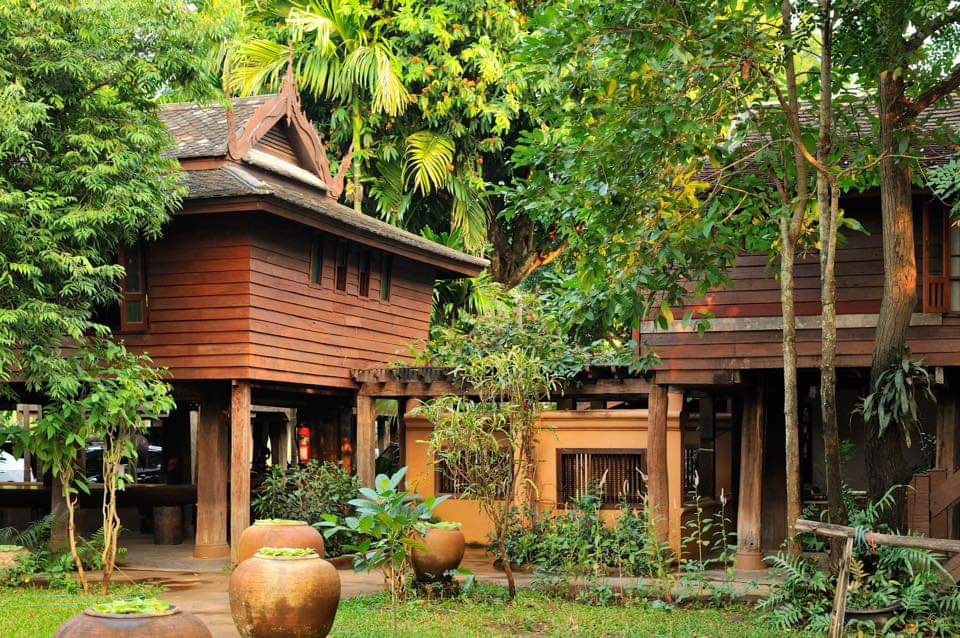 Lanna style resort complex with a resident and restaurant for sale in Chiang Mai town-SHG-CM09