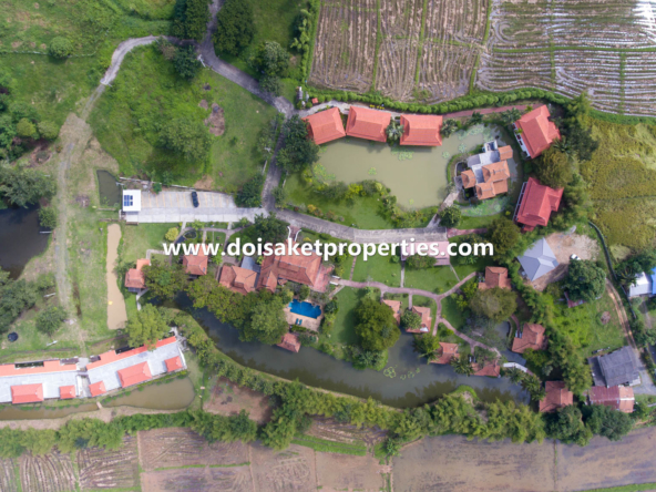 Doi Saket-DSP-(RS004-13) Beautiful Lanna-Style Resort with Restaurant