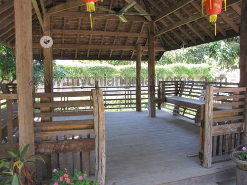 Real Estate Chiang Mai Large Property 4 Teakwood Buildings Lanna Style Sanpatong-I-1469