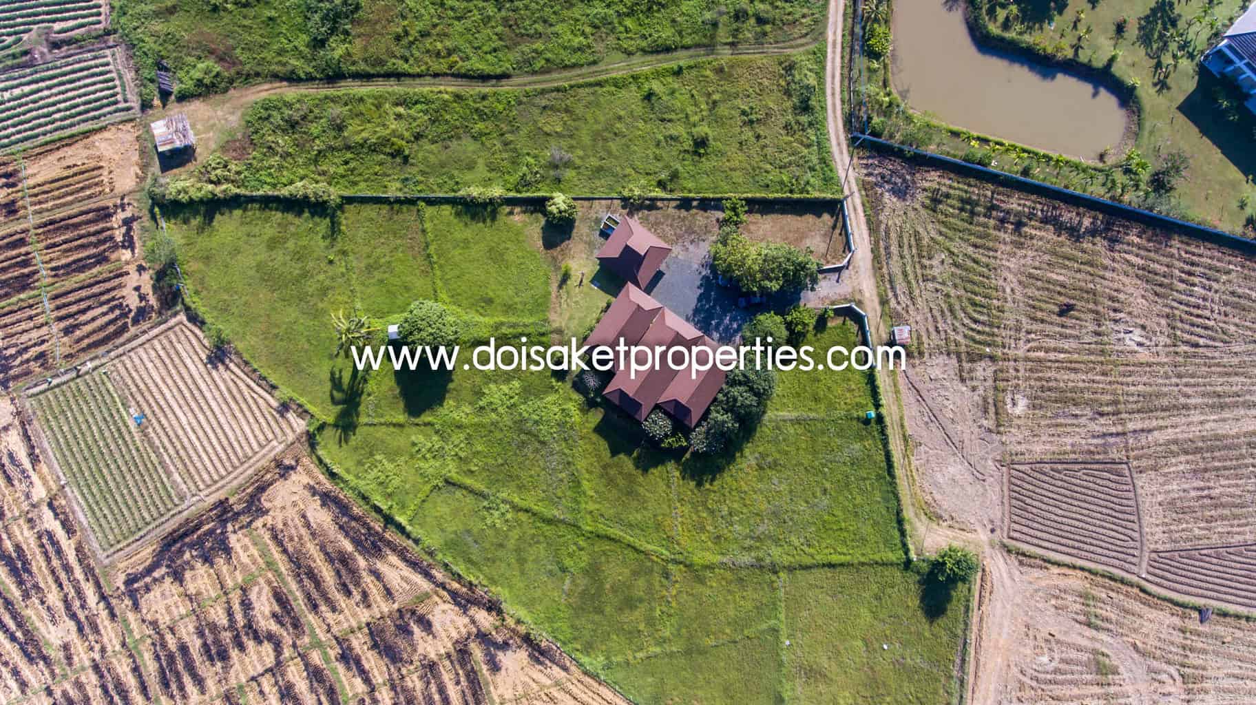 Doi Saket-DSP-(HS294-02) Beautiful Home for Sale on Nearly 4.5 Rai of Land in Doi Saket