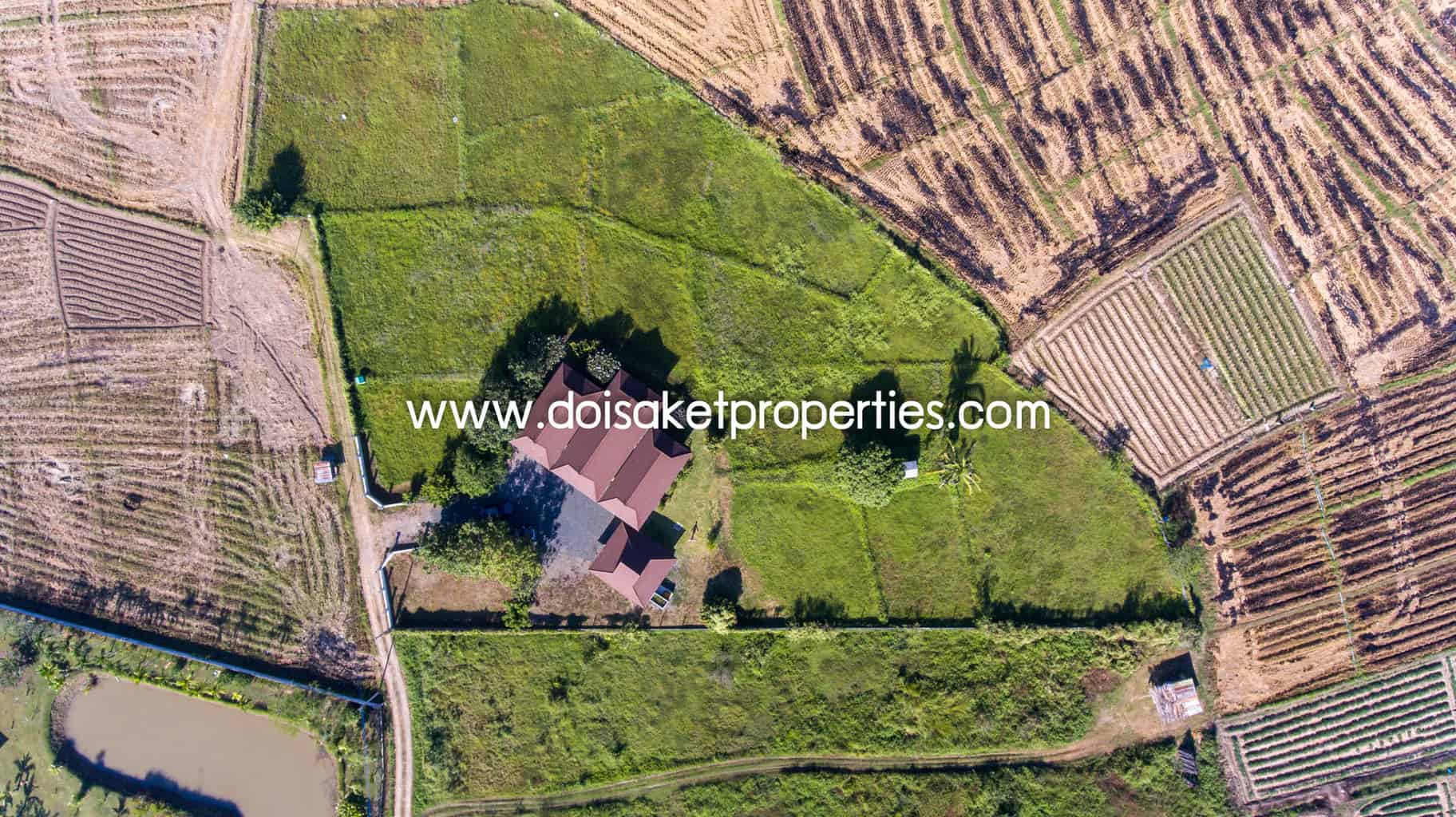 Doi Saket-DSP-(HS294-02) Beautiful Home for Sale on Nearly 4.5 Rai of Land in Doi Saket