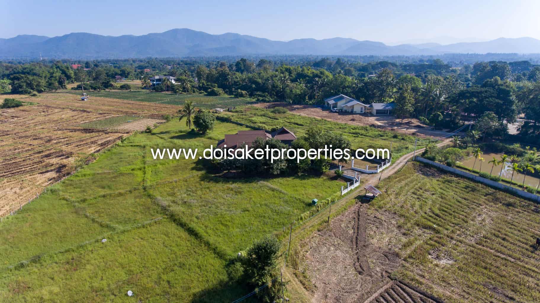 Doi Saket-DSP-(HS294-02) Beautiful Home for Sale on Nearly 4.5 Rai of Land in Doi Saket