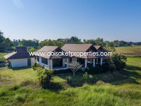 Doi Saket-DSP-(HS294-02) Beautiful Home for Sale on Nearly 4.5 Rai of Land in Doi Saket