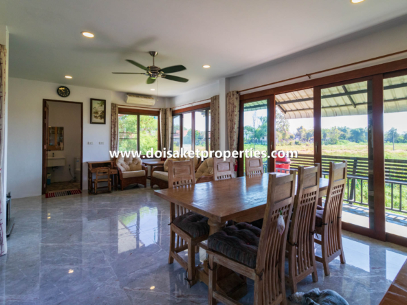 Doi Saket-DSP-(HS330-04) Large and Beautiful Resort-Style Home with Swimming Pool for Sale in Doi Saket