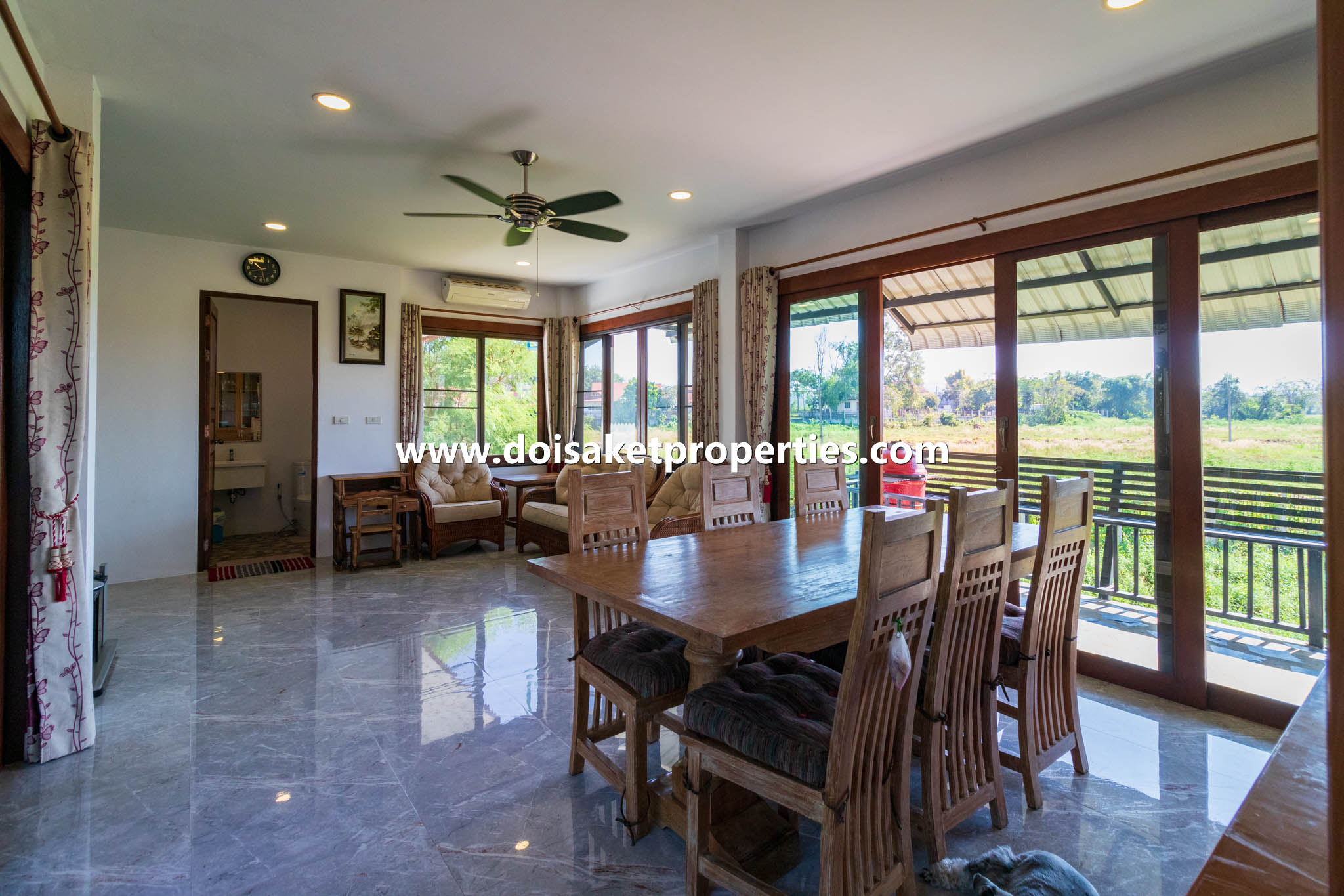 Doi Saket-DSP-(HS330-04) Large and Beautiful Resort-Style Home with Swimming Pool for Sale in Doi Saket