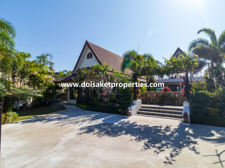 Doi Saket-DSP-(HS330-04) Large and Beautiful Resort-Style Home with Swimming Pool for Sale in Doi Saket