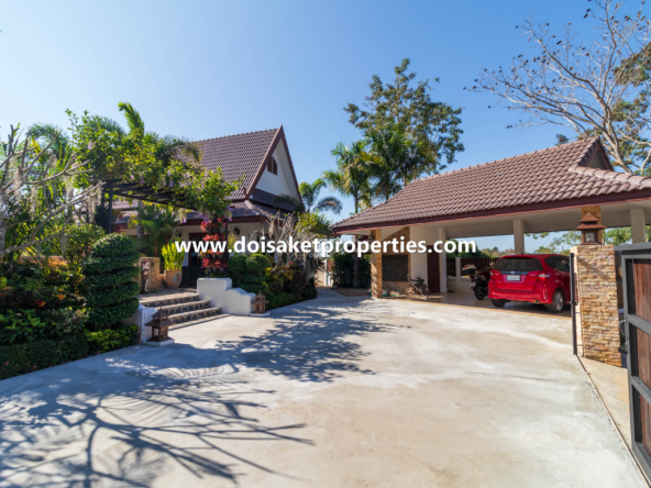 Doi Saket-DSP-(HS330-04) Large and Beautiful Resort-Style Home with Swimming Pool for Sale in Doi Saket