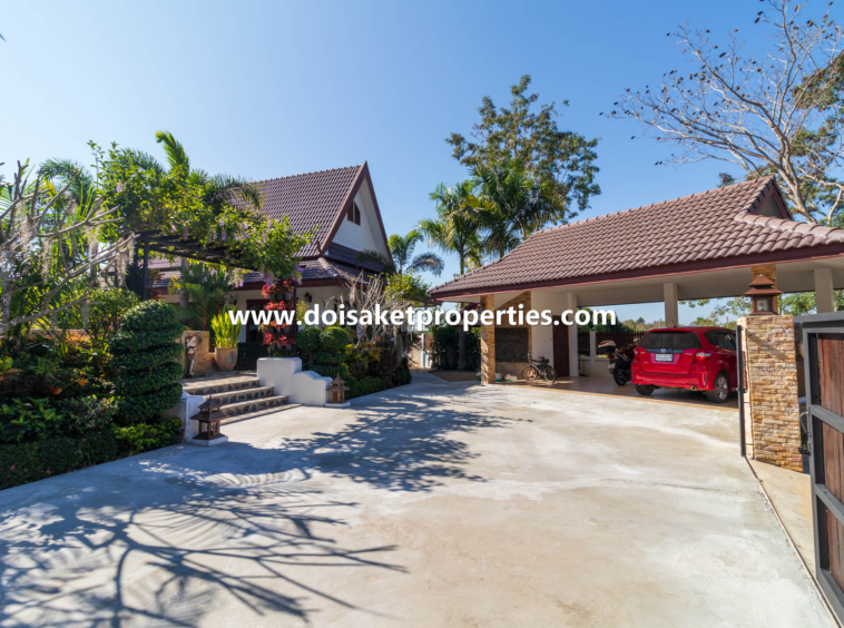 Doi Saket-DSP-(HS330-04) Large and Beautiful Resort-Style Home with Swimming Pool for Sale in Doi Saket