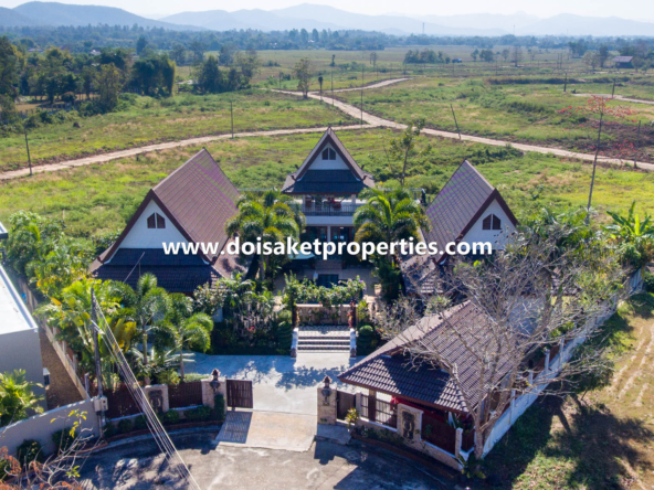 Doi Saket-DSP-(HS330-04) Large and Beautiful Resort-Style Home with Swimming Pool for Sale in Doi Saket