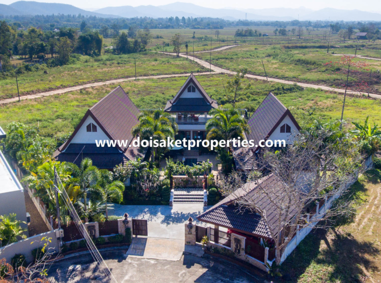 Doi Saket-DSP-(HS330-04) Large and Beautiful Resort-Style Home with Swimming Pool for Sale in Doi Saket