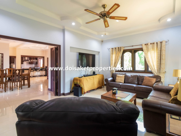 Doi Saket-DSP-(HS332-04) Outstanding 4-Bedroom Family Home with Swimming Pool for Sale in Luang Nuea