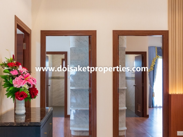 Doi Saket-DSP-(HS347-04) New Modern-Style Home with Swimming Pool and Views for Sale in Choeng Doi