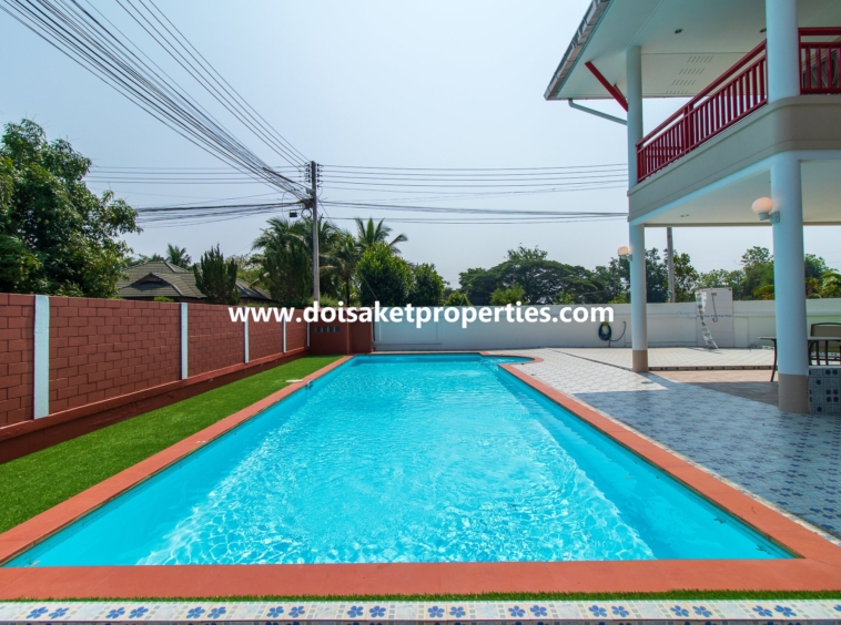 Doi Saket-DSP-(HS349-03) 3-Bedroom Family Home with Swimming Pool for Sale in Talat Kwan