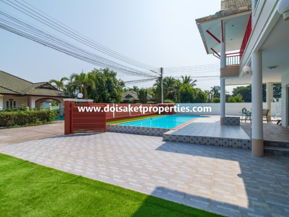 Doi Saket-DSP-(HS349-03) 3-Bedroom Family Home with Swimming Pool for Sale in Talat Kwan