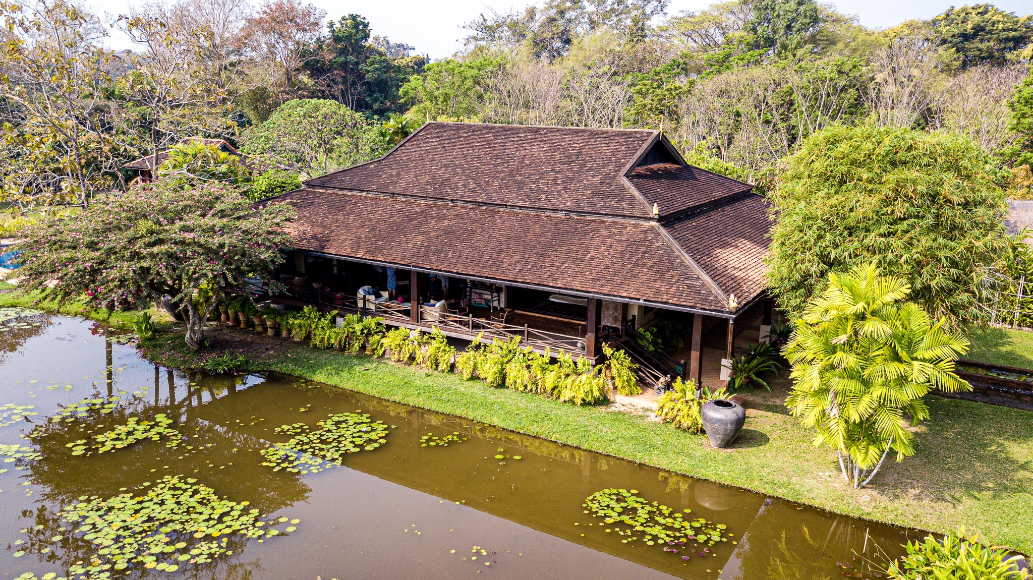 Doi Saket-DSP-(HS353-24) Amazing 24+ Rai Northern Thai Luxury “Sanctuary” Property for Sale in Luang Nuea