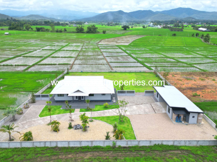 Doi Saket-DSP-(HS363-04) Beautiful 4-Bedroom Modern Home with Great Mountain Views for Sale in Pa Pong