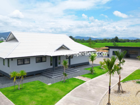 Doi Saket-DSP-(HS363-04) Beautiful 4-Bedroom Modern Home with Great Mountain Views for Sale in Pa Pong