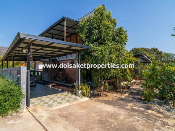 Doi Saket-DSP-(HS365-06) Beautifully-Designed 4-Bedroom Modern Home with 2-Bedroom Guest House for Sale in Luang Nuea