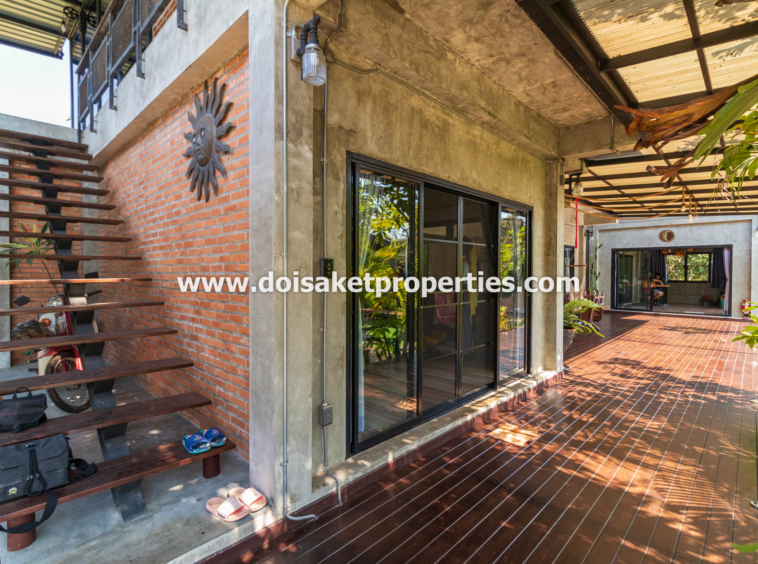 Doi Saket-DSP-(HS365-06) Beautifully-Designed 4-Bedroom Modern Home with 2-Bedroom Guest House for Sale in Luang Nuea