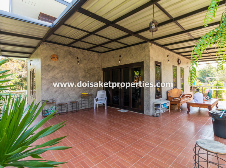 Doi Saket-DSP-(HS365-06) Beautifully-Designed 4-Bedroom Modern Home with 2-Bedroom Guest House for Sale in Luang Nuea