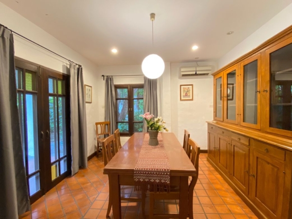 A colonial style 3 bed house for rent in Muang Chiang Mai-P-PHR946