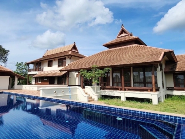 Lanna modern house with a private pool for sale in Doi Saket-P-PHS994