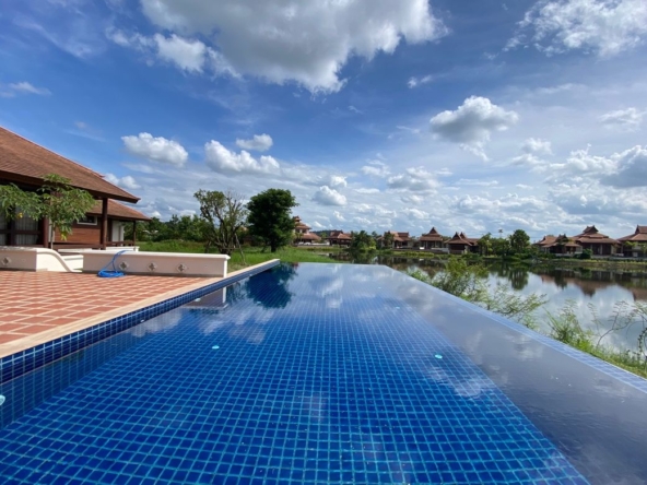 Lanna modern house with a private pool for sale in Doi Saket-P-PHS994