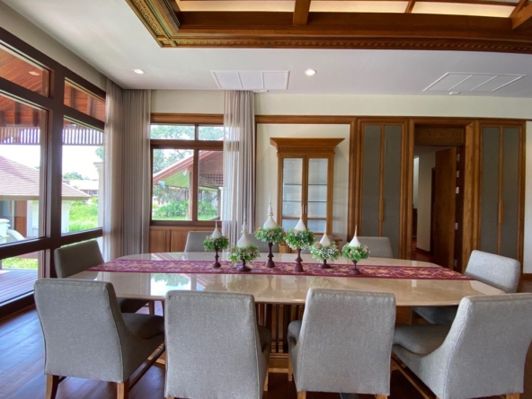 Lanna modern house with a private pool for sale in Doi Saket-P-PHS994