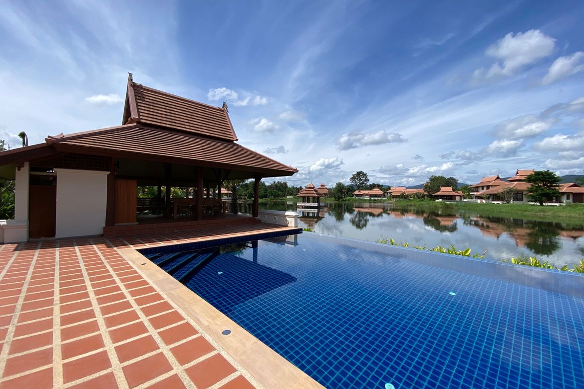 A Charming Lanna house with private pool for sale in Doi Saket