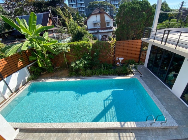 A modern house with pool for sale in Nimman area