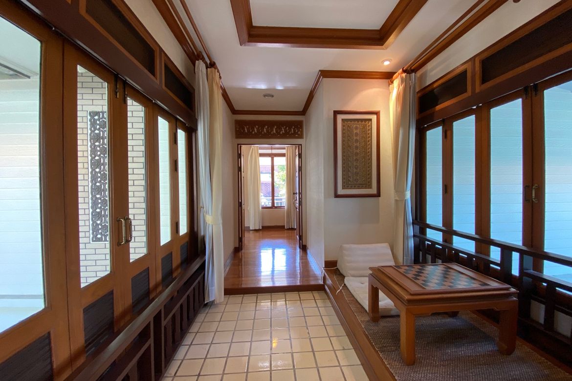 Balinese style house for sale at Land and House project in San Sai